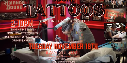 Boone Tattoos Pop Up! (Featured on Ink Master)