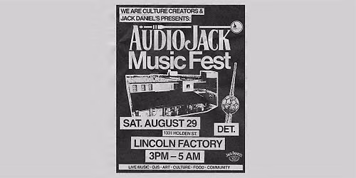 AudioJack Music Fest 2026 | Detroit's Creative Underground Festival