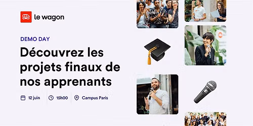 Demo Day : Nos apprenants vous d\u00e9voilent leurs projets !