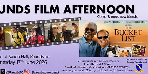 \ud83c\udfac Raunds Film Afternoon!\ud83c\udf7f
