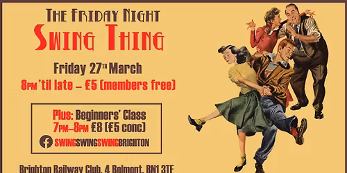 The Friday Night Swing Thing - 27 March