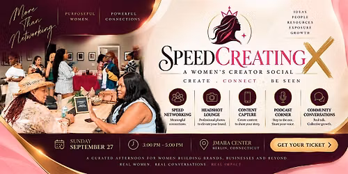 Speed Creating: A Women\u2019s Creator Social