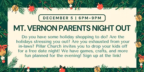 Mt. Vernon Parent's Night Out