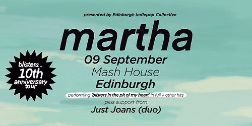 Martha + The Just Joans (Duo)