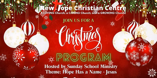 CHRISTMAS PROGRAME 2025