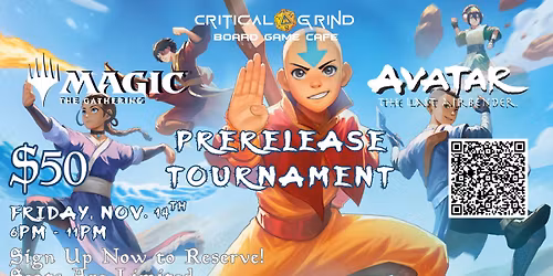 Magic: Avatar Prerelease Tournament (Friday)