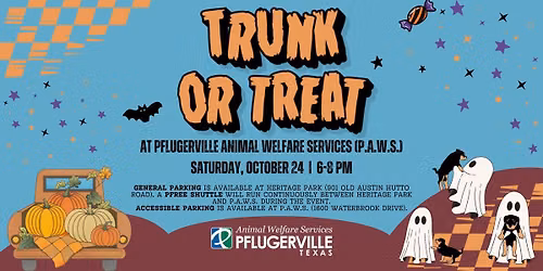 P.A.W.S. Trunk or Treat 2026