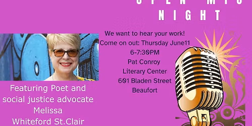 Open Mic Night-Featuring Melissa Whiteford St. Clair