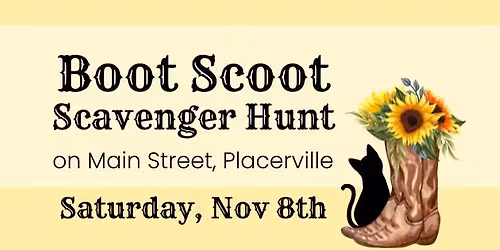 Boot Scoot Scavenger Hunt