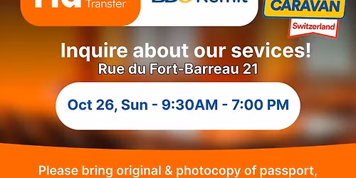 \ud83c\uddf5\ud83c\udded \u2728 BDO Caravan in Gen\u00e8ve! \u2728 \ud83c\uddf5\ud83c\udded