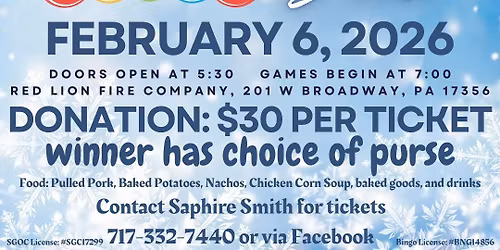 RL Baseball Booster Club Purse BINGO