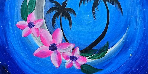 Paint and Sip Event: Tropical Moon Glow