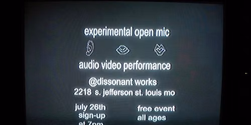Experimental Open Mic