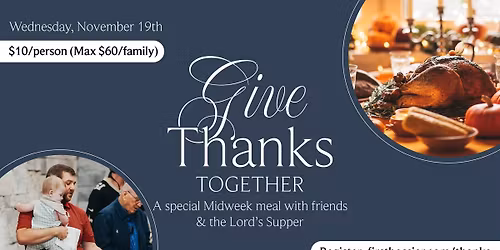 "Give Thanks Together" Thanksgiving Meal