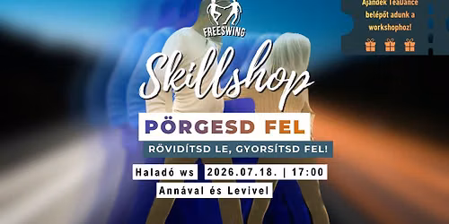 FS Skillshop - P\u00f6rgesd fel! - West Coast Swing workshop