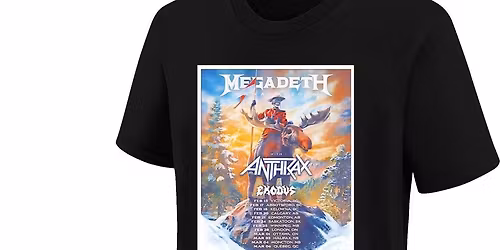 Megadeth Anthrax & Exodus