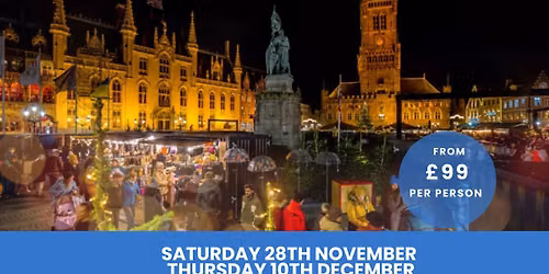 Bruges Christmas Market inc. Coach Travel 