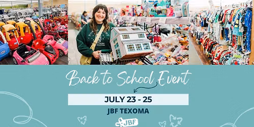 JBF Texoma ~ HUGE Kids Consignment Sale Event! \ud83d\udecd\ufe0f