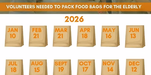 Second Harvest - brown bag volunteer event for the elderly