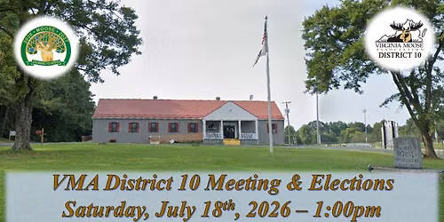 District 10 Meeting & Elections