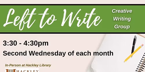 Left to Write - Creative Writing Group