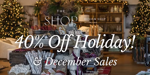 40% Off The Shop's Holiday Collection!
