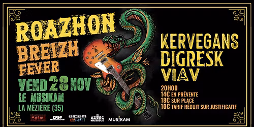 Roazhon Breizh Fever - Le Musikam - LA MEZIERE (35)