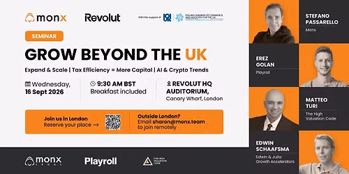 Grow Beyond the UK \u2014 A Monx x Revolut Seminar
