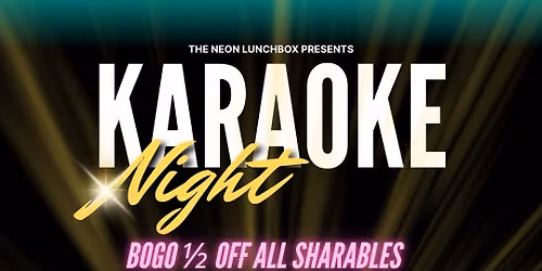 Karaoke at The Neon Lunchbox