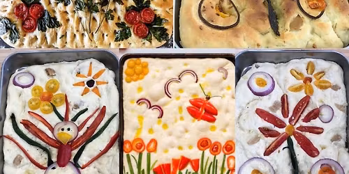 Focaccia art bread-making class