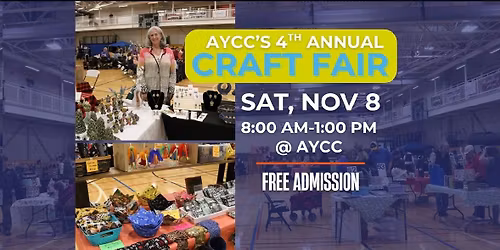 AYCC\u2019s 4th Annual Craft Fair 