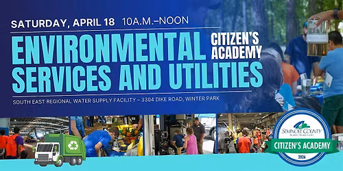 Seminole County Citizen's Academy - Environmental Services and Utilities