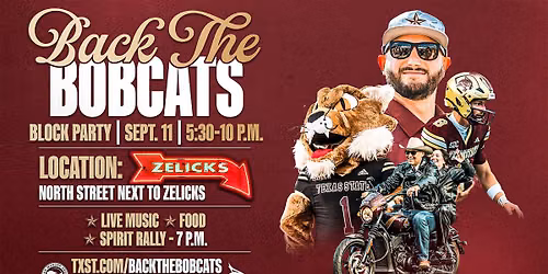 Back the Bobcats Block Party