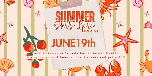 \u2600\ufe0f\ud83c\udf34 SUMMER STARTS HERE! \ud83c\udf34\u2600\ufe0f