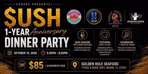$USH 1-Year Anniversary Dinner Party