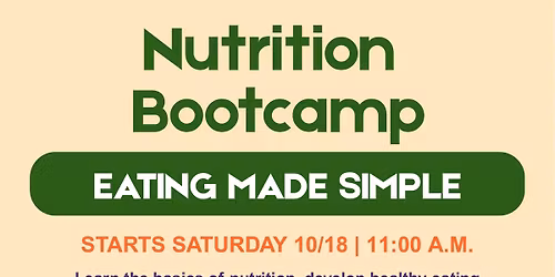 Nutrition Bootcamp (Session 1 of 4)