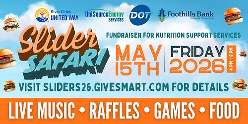 Slider Safari: Fundraiser for Nutrition Support Services on National Slider Day! 
