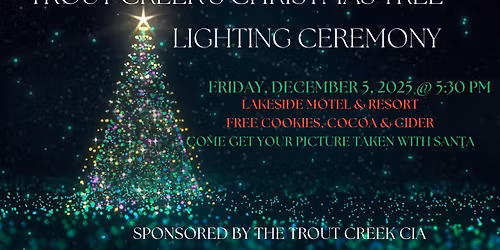 Trout Creek CIA's 14th Annual Christmas Tree Lighting Ceremony