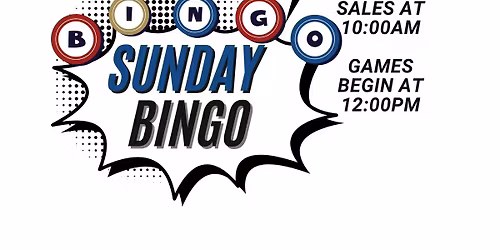 Sunday Bingo @ the V!