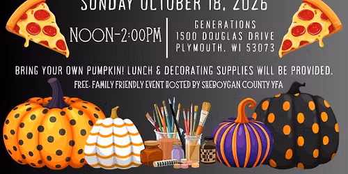 Pizza & Pumpkin Decorating