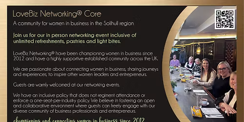 Core LoveBiz Networking Event at The Forest Hotel for Women in Business