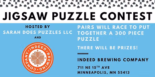 Pairs Jigsaw Puzzle Contest at Indeed Brewing - October 2026