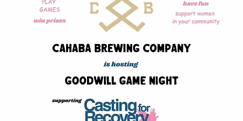 Goodwill Game Night for Casting for Recovery Alabama