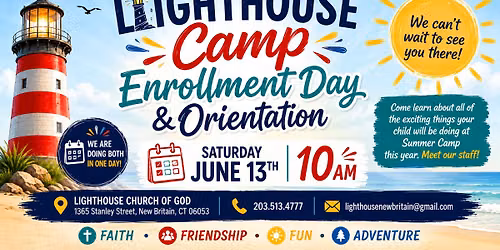 Lighthouse Camp Enrollment Day & Orientation