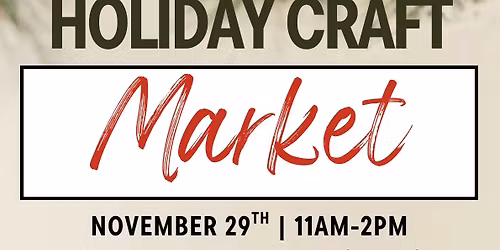 Holiday Craft Market