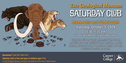 Saturday Club at the Tate Geological Museum