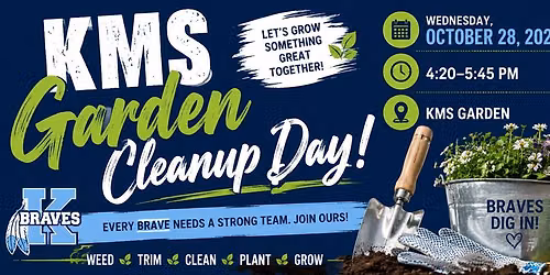 \ud83c\udf31\ud83d\udc99 KMS Garden Cleanup Day! \ud83d\udc99\ud83c\udf31