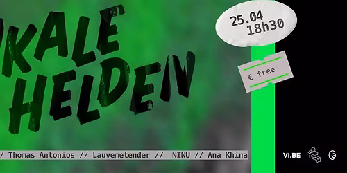 Lokale Helden: we could be heroes part III in Filmhuis Klappei