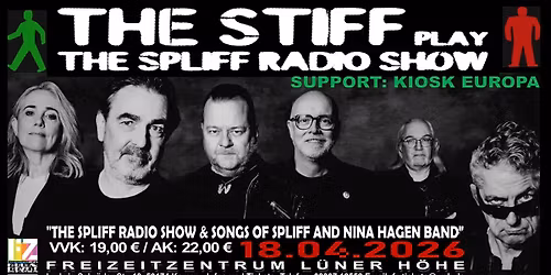 THE STIFF PLAY THE SPLIFF RADIOSHOW - LIVE IM FZ KAMEN SUPPORT: KIOSK EUROPA