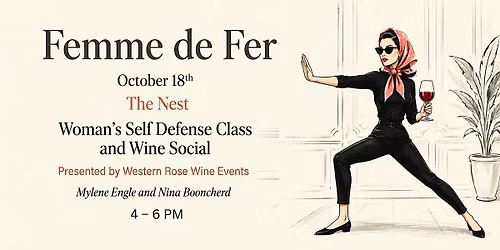 Femme de Fer: Woman's Self Defense & Wine Social
